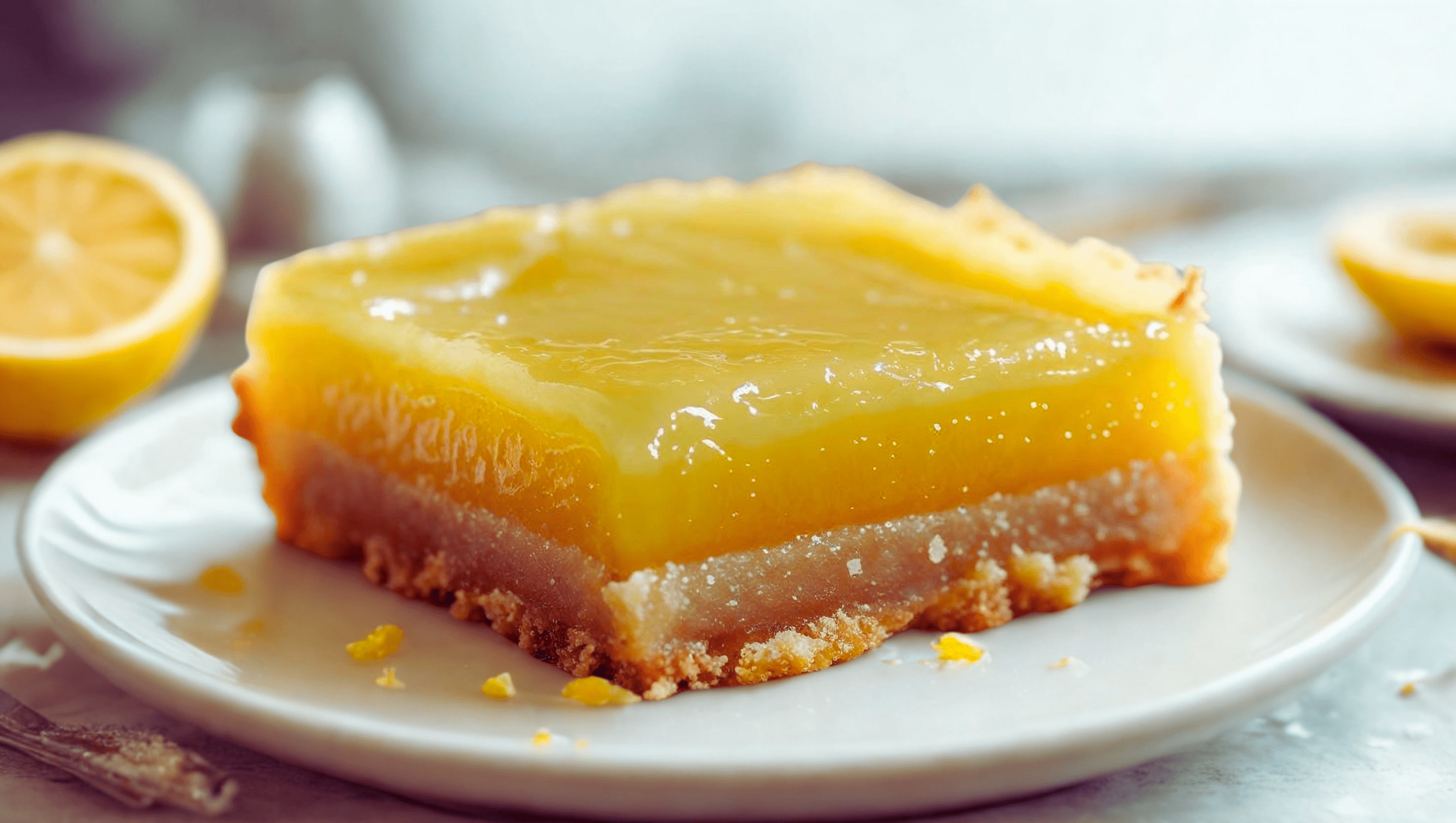 Luxe Brown Butter Lemon Bars